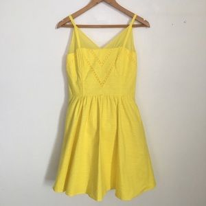Jessica Simpson Yellow Cocktail Dress